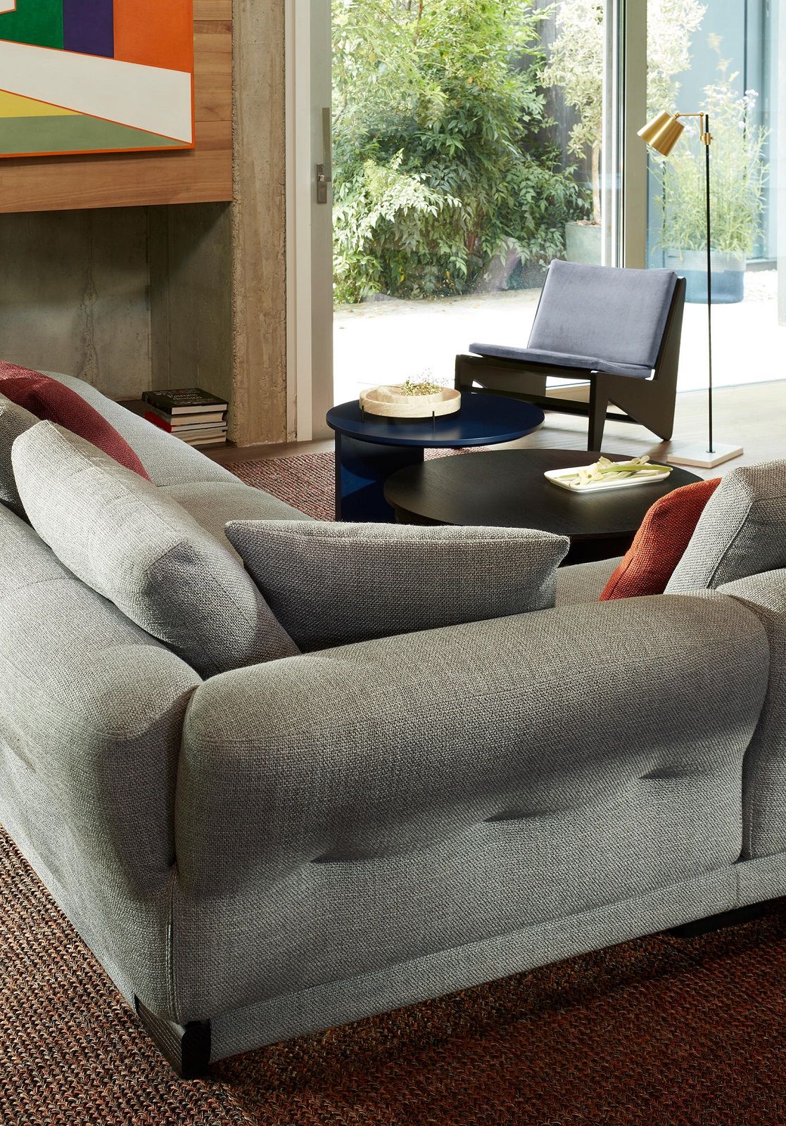 Sengu lineares Sofa - einzeln verwendbar Cassina