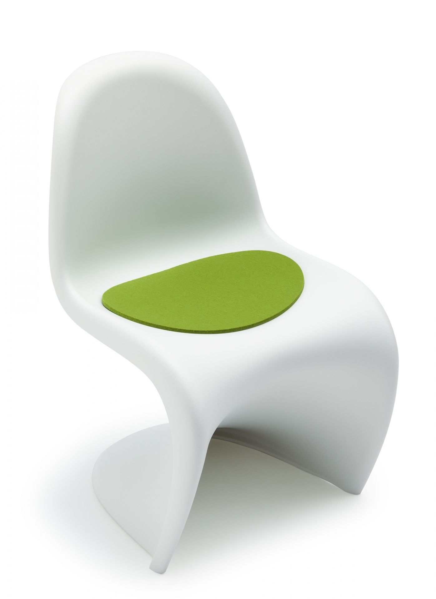 Sitzauflage - Filzauflage Vitra Panton Chair MAIGRUEN Hey Sign EINZELSTÜCK