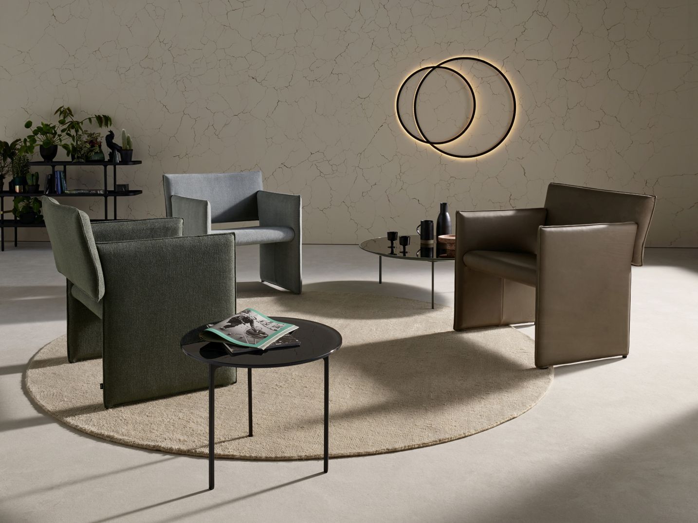 Noto Sessel mit Wangen Cor