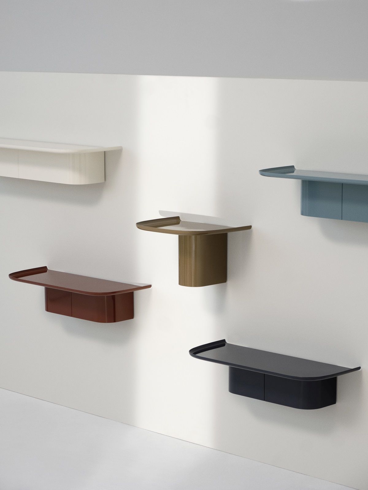 Korpus Shelf Small 7 hooks Wandregal Hay