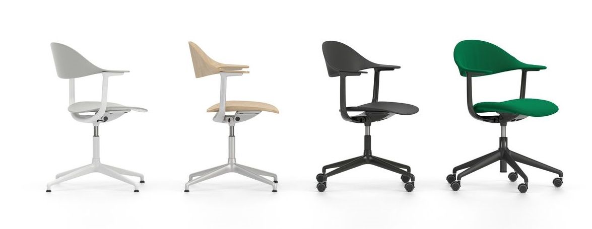 Mynt Rücken und Sitz Kunststoff Bürodrehstuhl Vitra