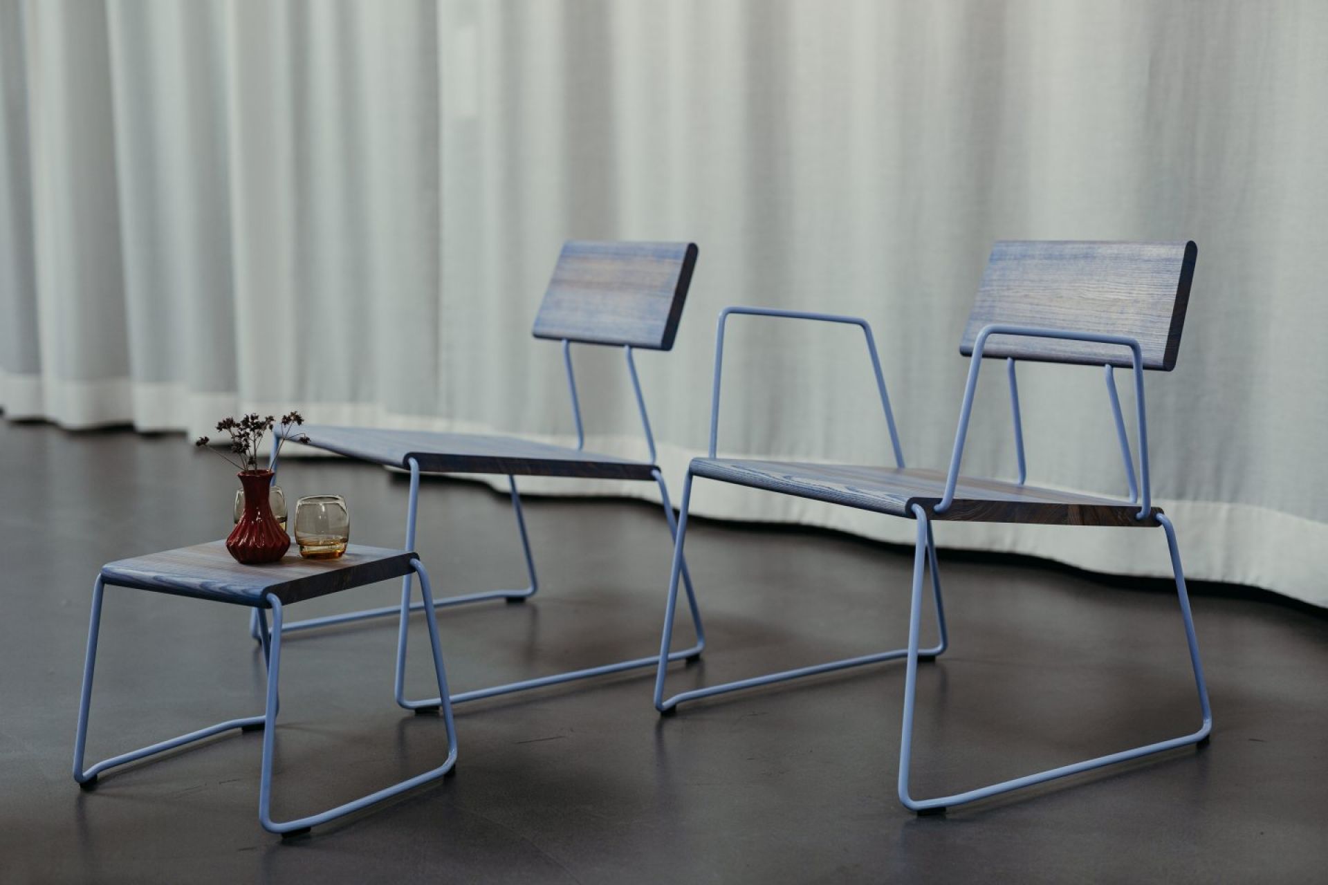 D:008 Loungechair mit Armlehnen Fuchs & Habicht