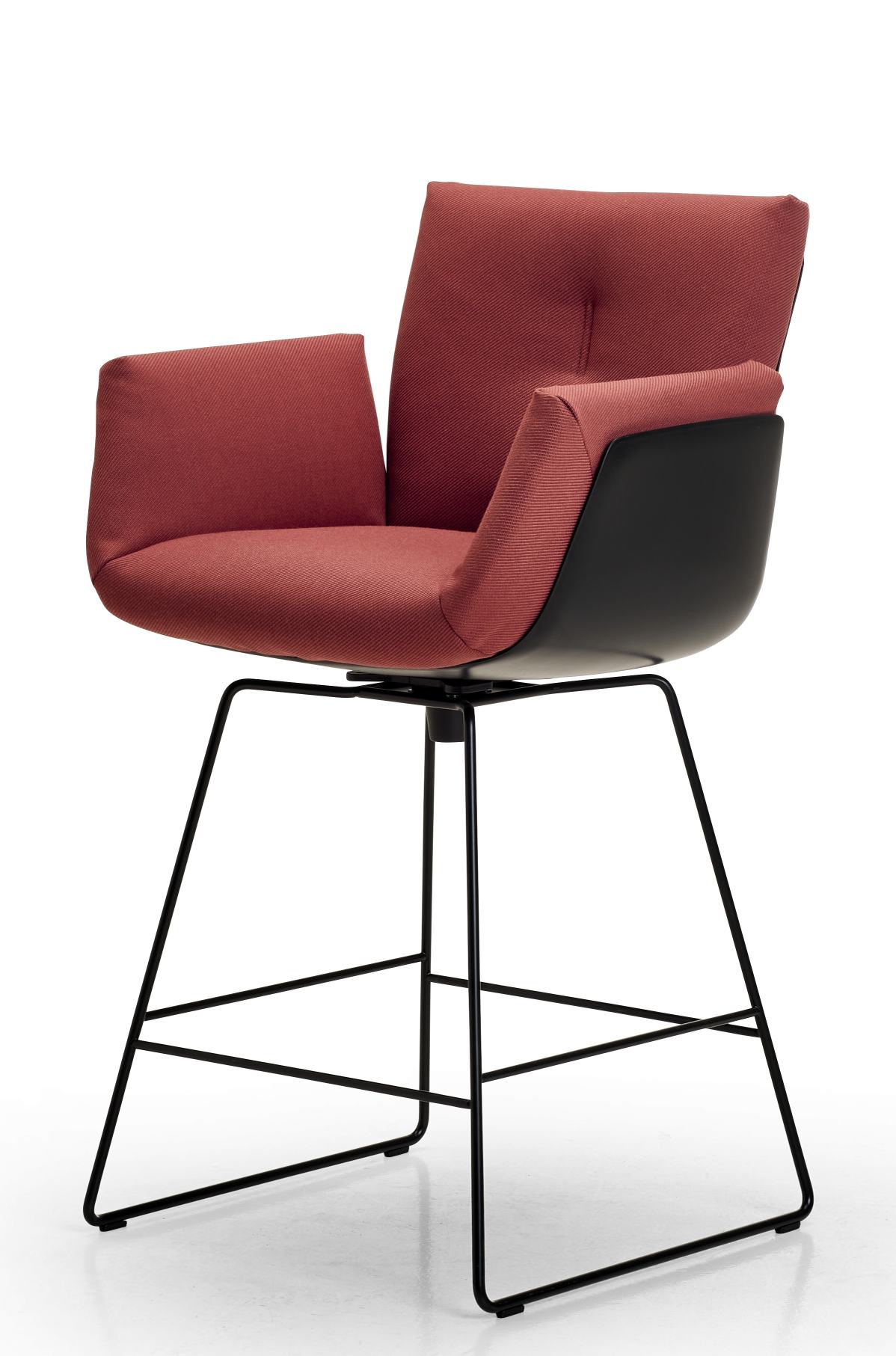 Alvo Barstuhl Drehbar mit Drahtgestell H 111 cm Cor