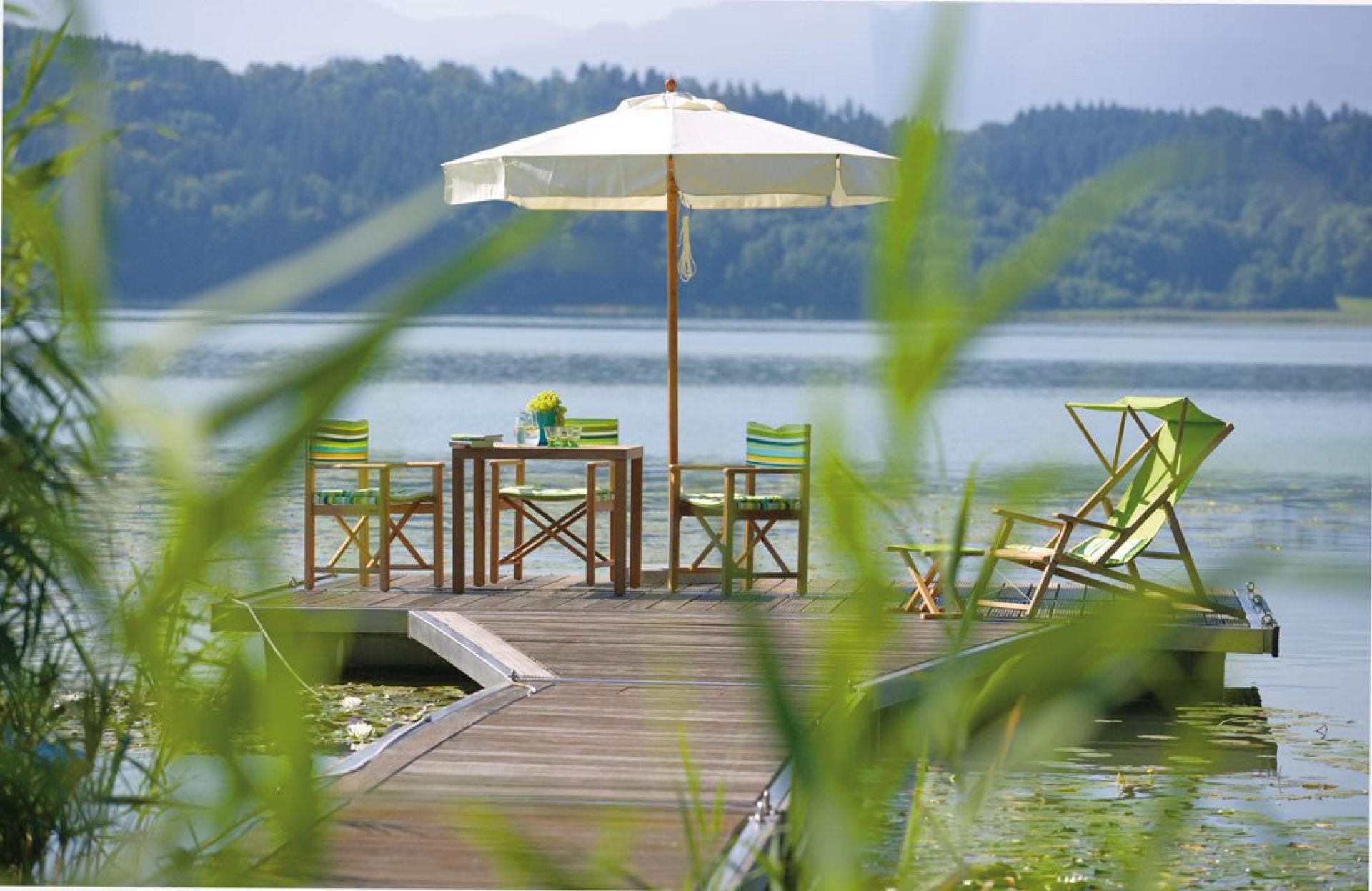 Cabin Outdoor Liegestuhl Deluxe Grau Weishäupl