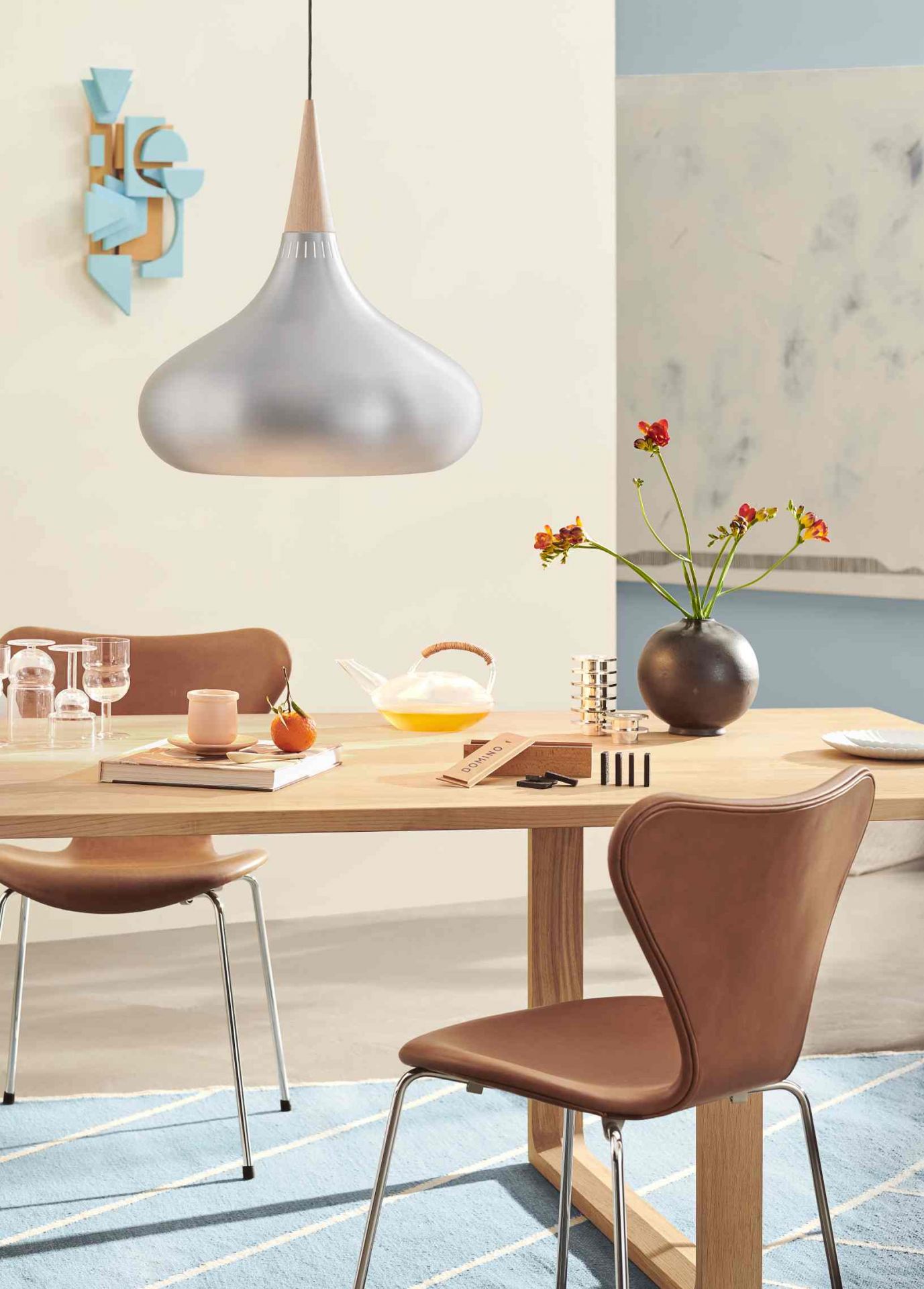 Orient Pendelleuchte SILBER Fritz Hansen EINZELSTÜCK