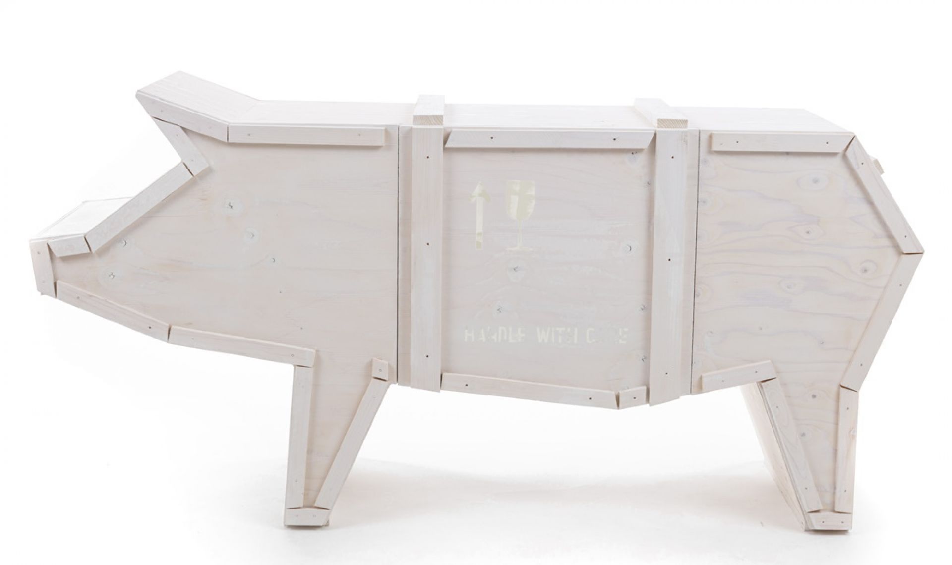 Sending Animals 2.0 Pig Schrank weiß Seletti