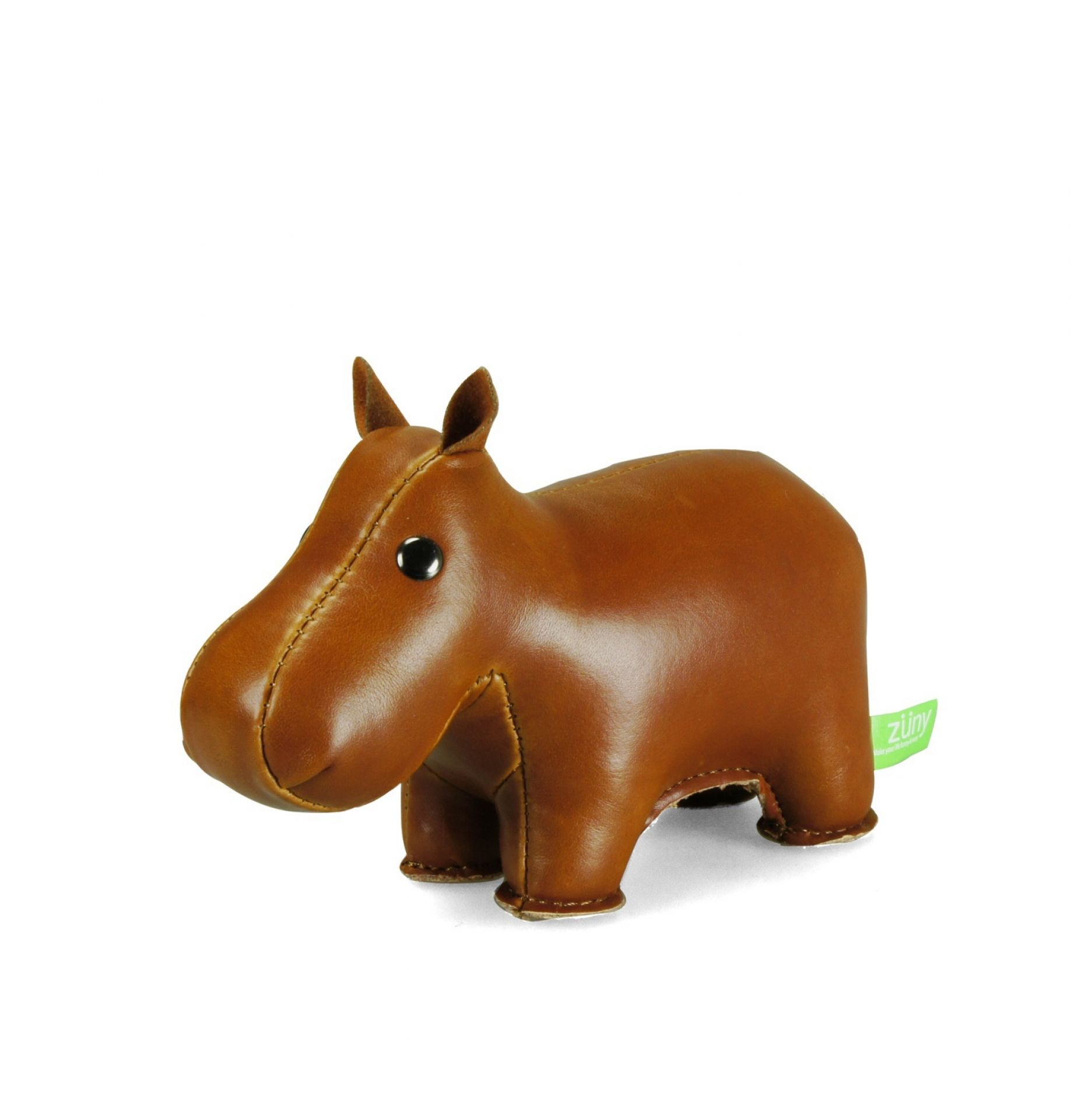Briefbeschwerer Classic Hippo Tan/Weiß Züny