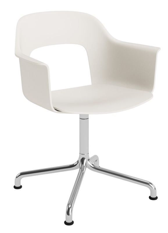 Layout Armchair 251 Armlehnstuhl 4-Sternfuß Drehfuß mit gebogenem Fußkreuz Hay