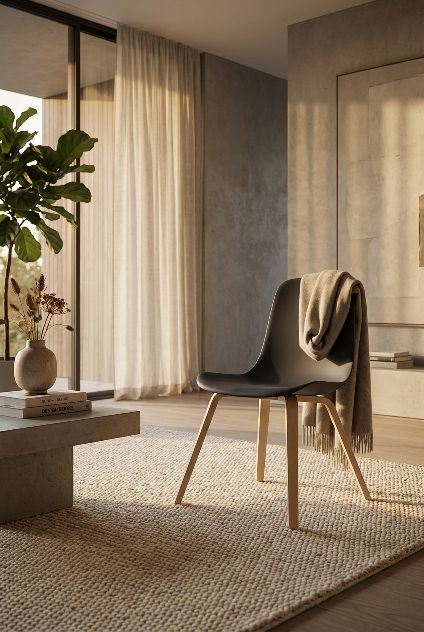 Elephantino Stuhl Holzgestell Kristalia