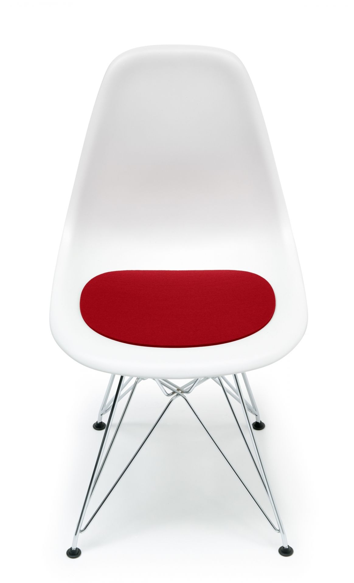 Sitzauflage-Filzauflage Eames Plastic Side Chairs DSR / DSW rot Hey Sign