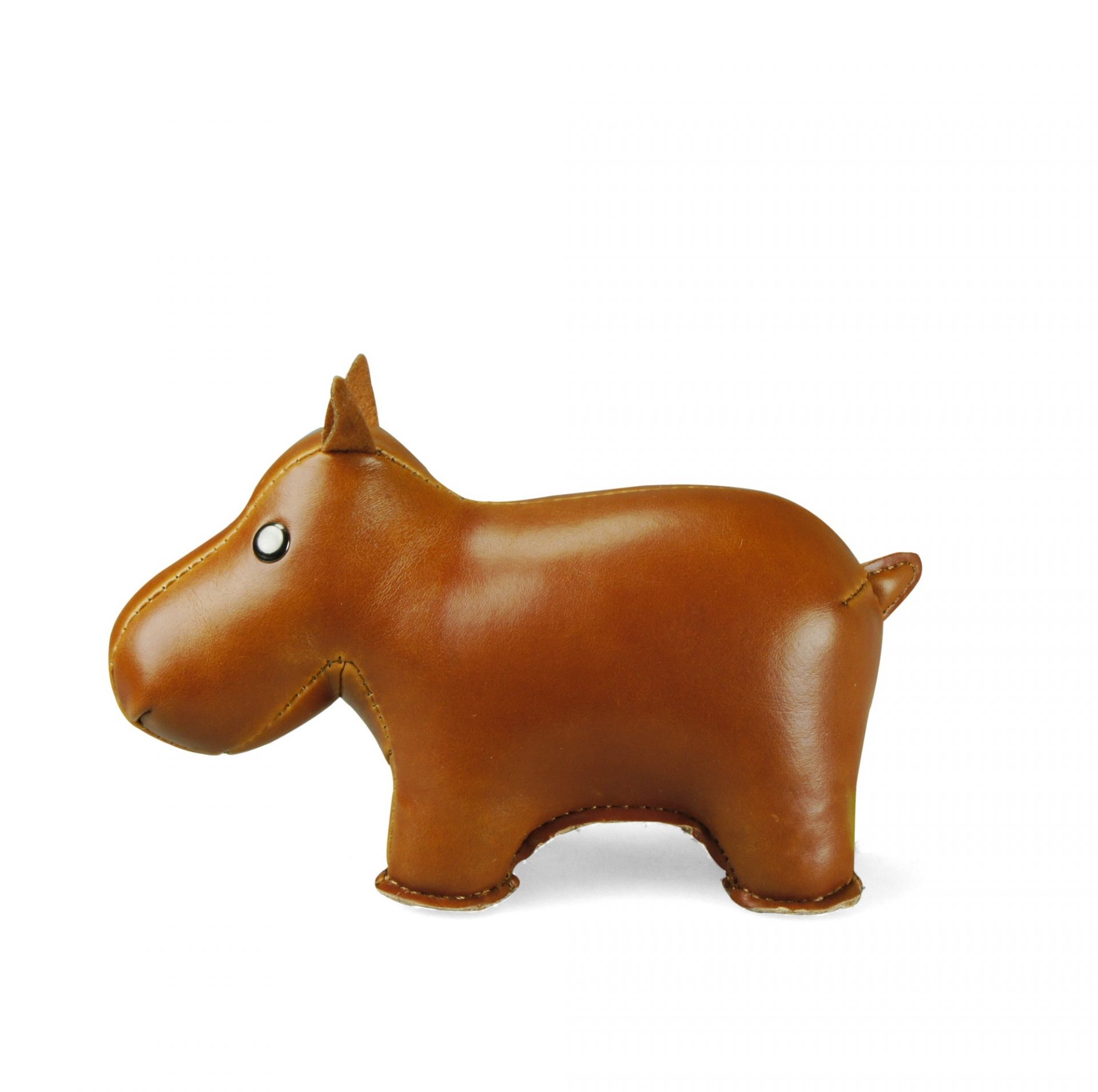 Briefbeschwerer Classic Hippo Tan/Weiß Züny