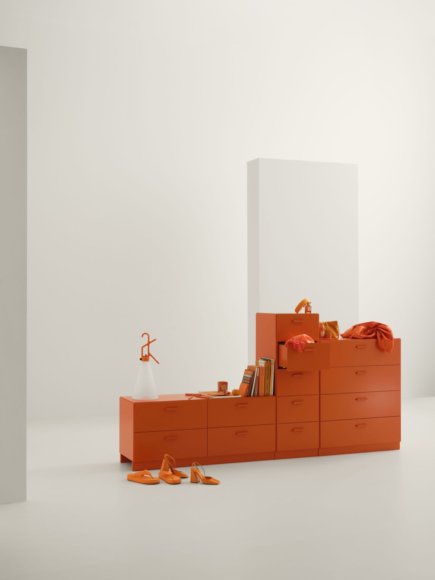 Relief Sockel für Kommode B41cm weiß String Furniture