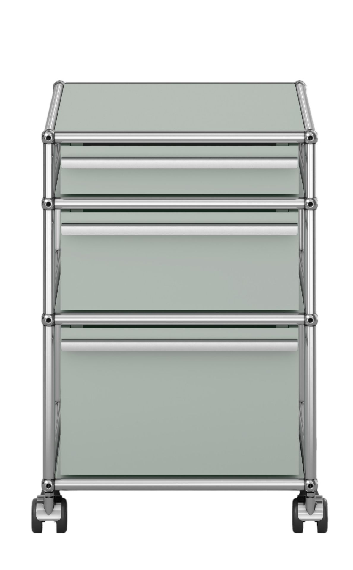 USM Haller Rollcontainer mit 3 Schubladen Lichtgrau