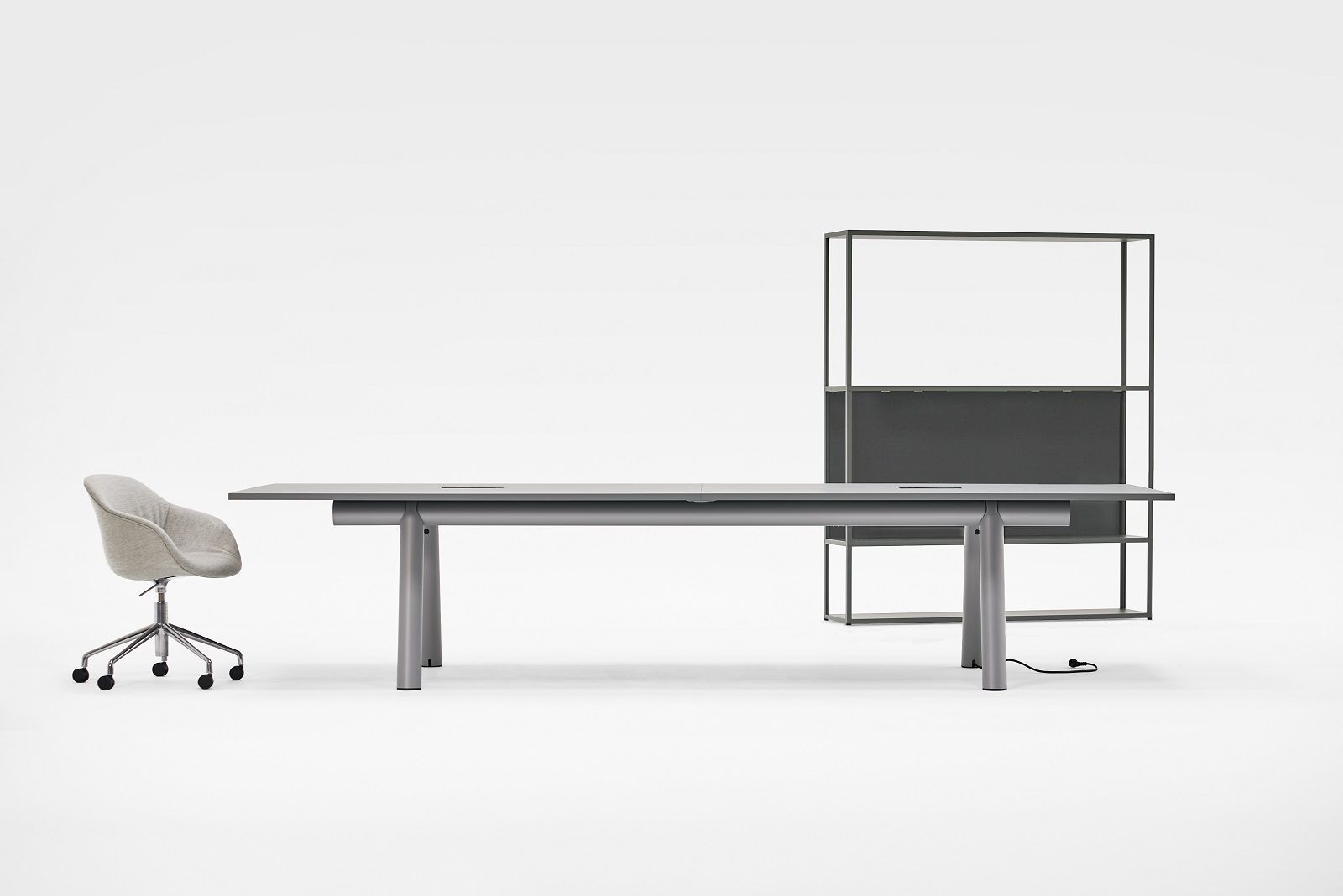 Boa Table Tisch / Konferenztisch B 350 x T 128 x H 75 cm Hay  