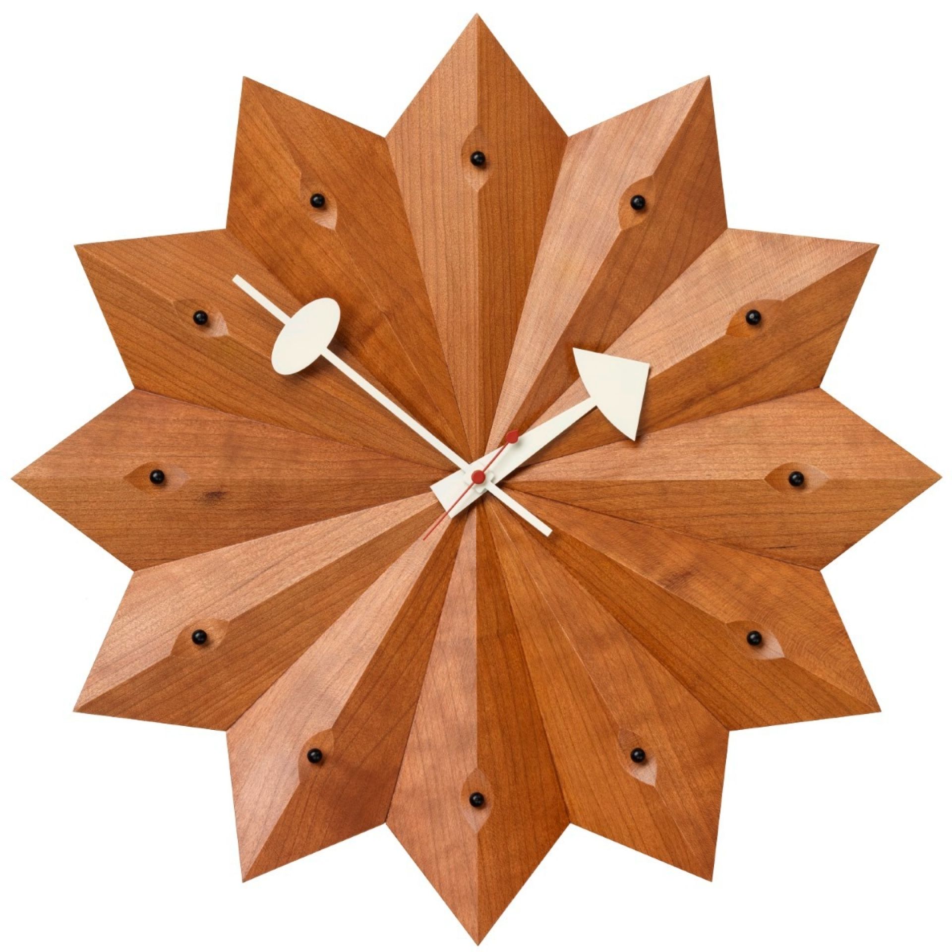 Fan Clock Wanduhr Kirschbaum Vitra