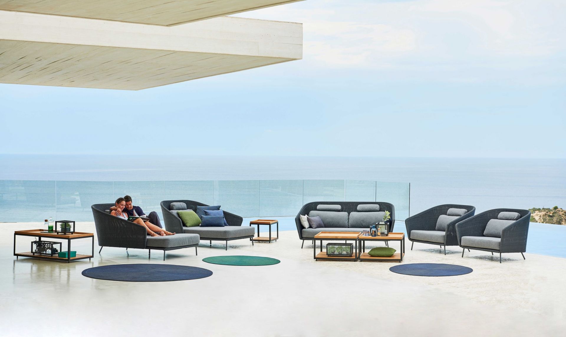 Mega Outdoor Loungesessel Cane-Line