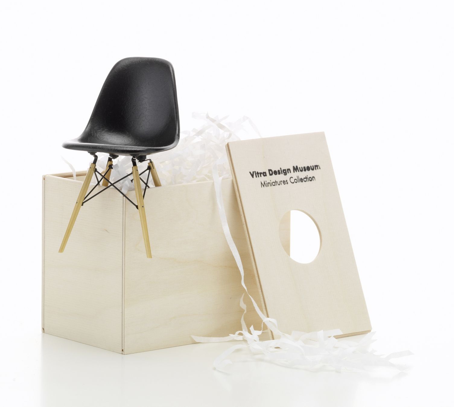 DSW schwarz [1950] Miniatur Stuhl Vitra