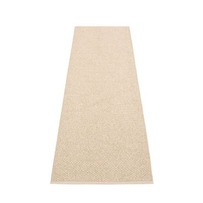 Svea Kunststoffteppich 70x240 cm Beige Pappelina EINZELSTÜCK