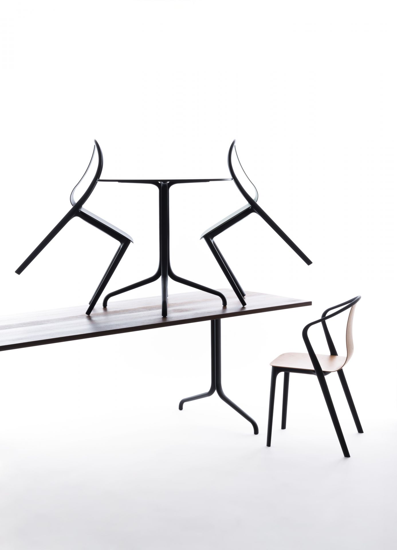 Belleville Chair Plastic Stuhl Vitra