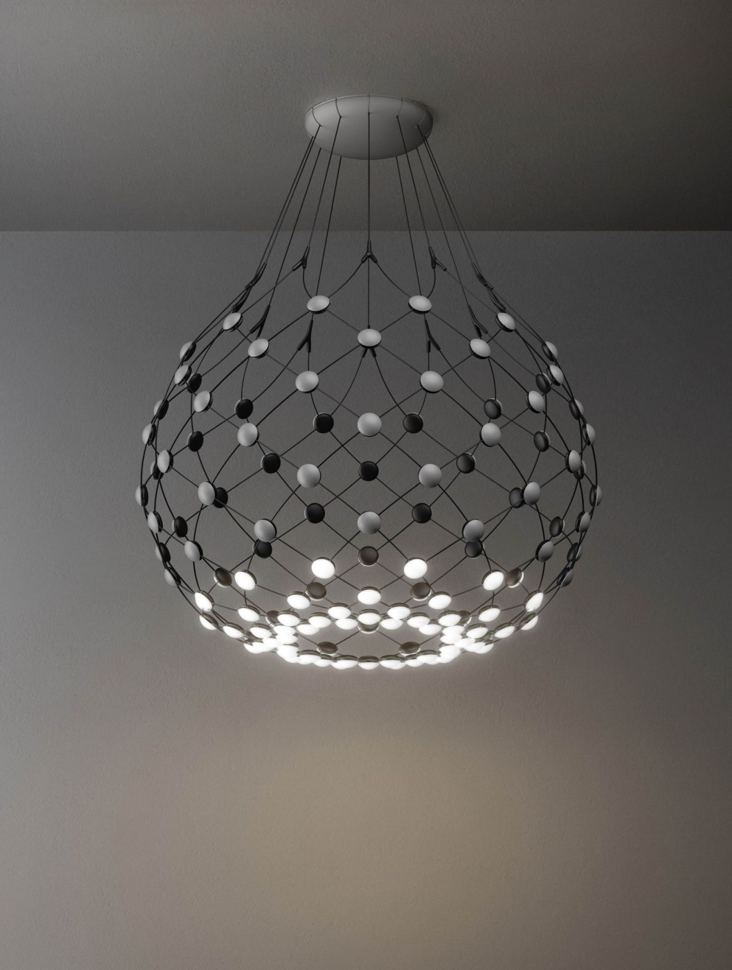 D86 Mesh Deckenleuchte Ø80cm - Kabel 1m Luceplan