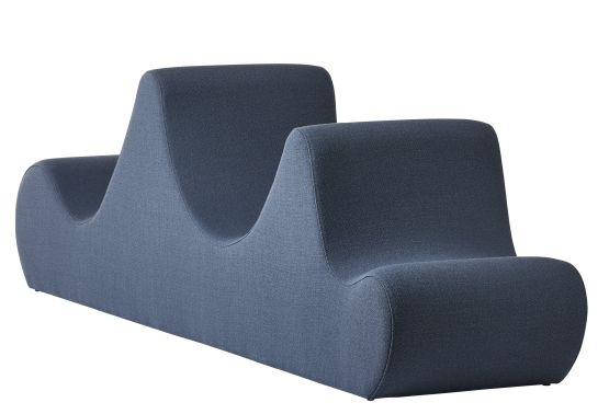 Welle 3 Sofa 3-Sitzer Verpan