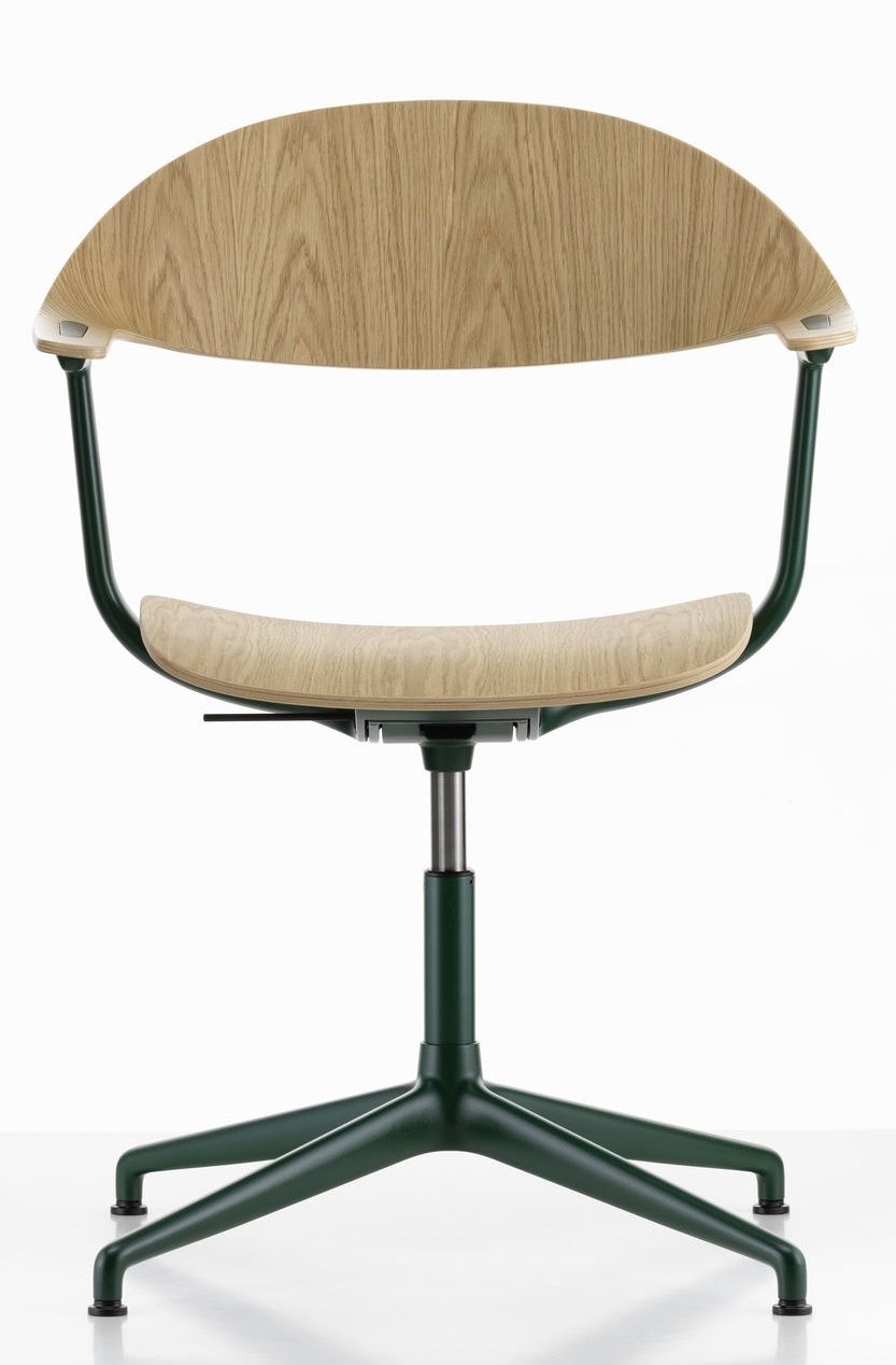 Mynt Rücken und Sitz Plywood Bürodrehstuhl Vitra