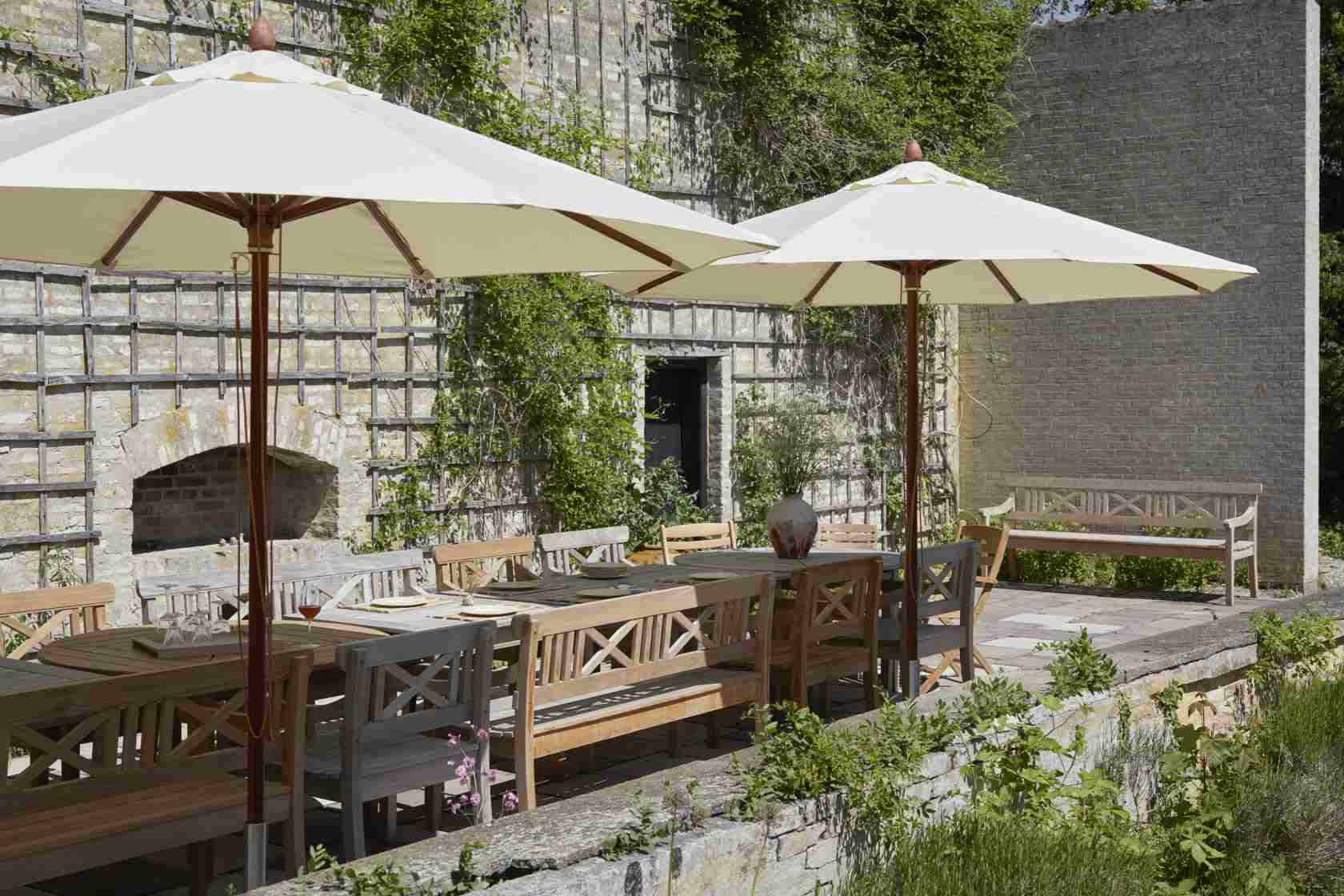 Drachmann Table Esstisch Outdoor Skagerak by Fritz Hansen 