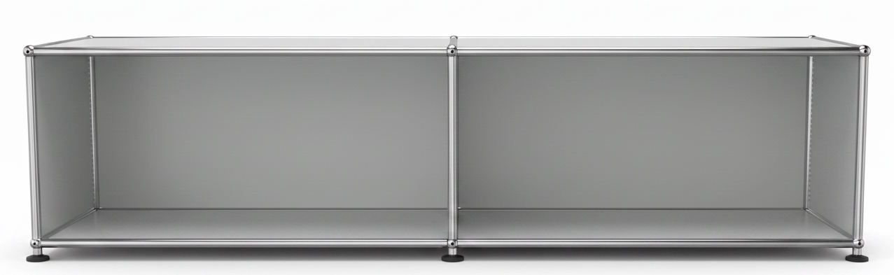 USM Haller Lowboard B 150 cm Offen Lichtgrau