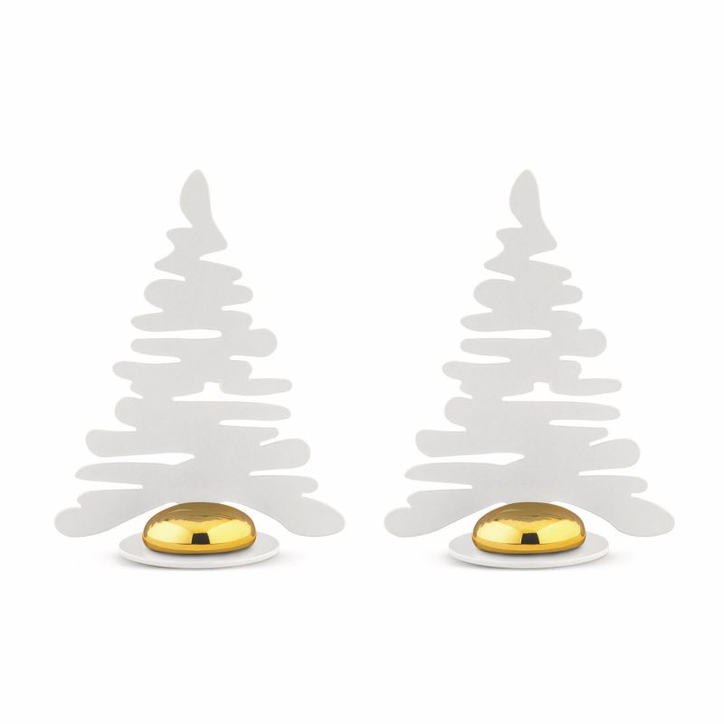 Barkplace Tree Tischkartenhalter Weihnachten Weiß Alessi EINZELSTÜCK