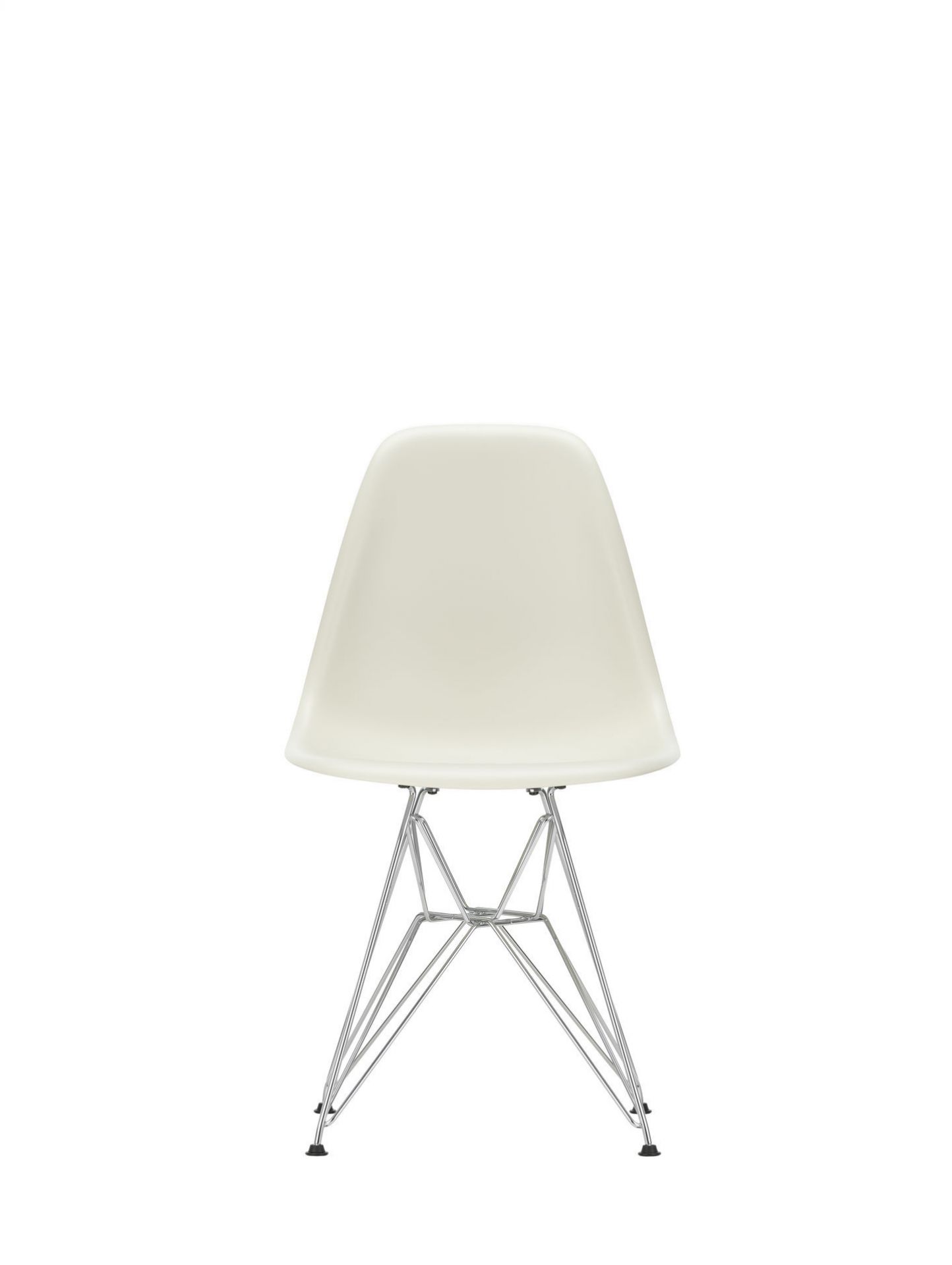 Eames Plastic Side Chair DSR Stuhl Vitra Schwarz-Granit grau
