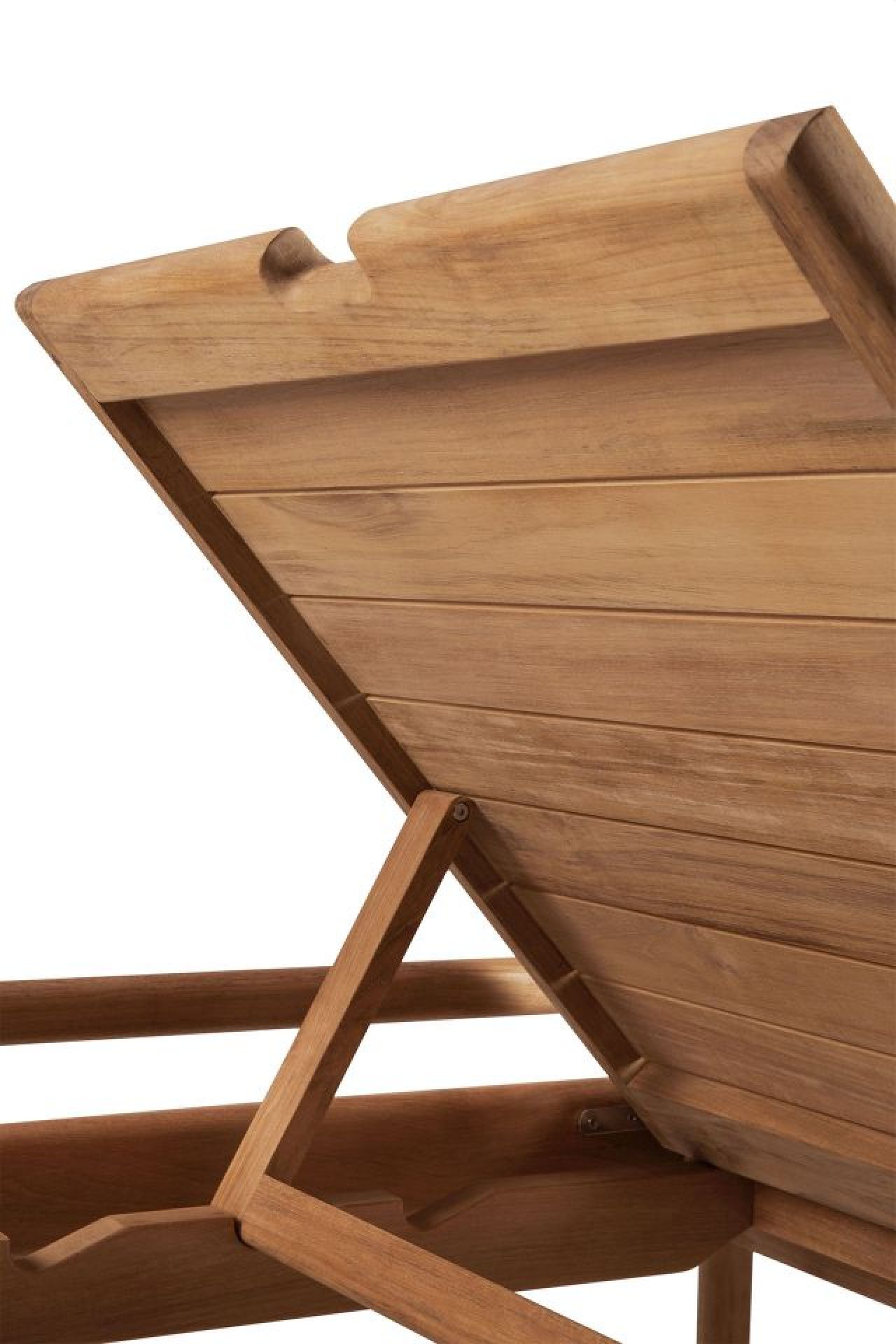 Jack Outdoor verstellbare Liege Teak Ethnicraft