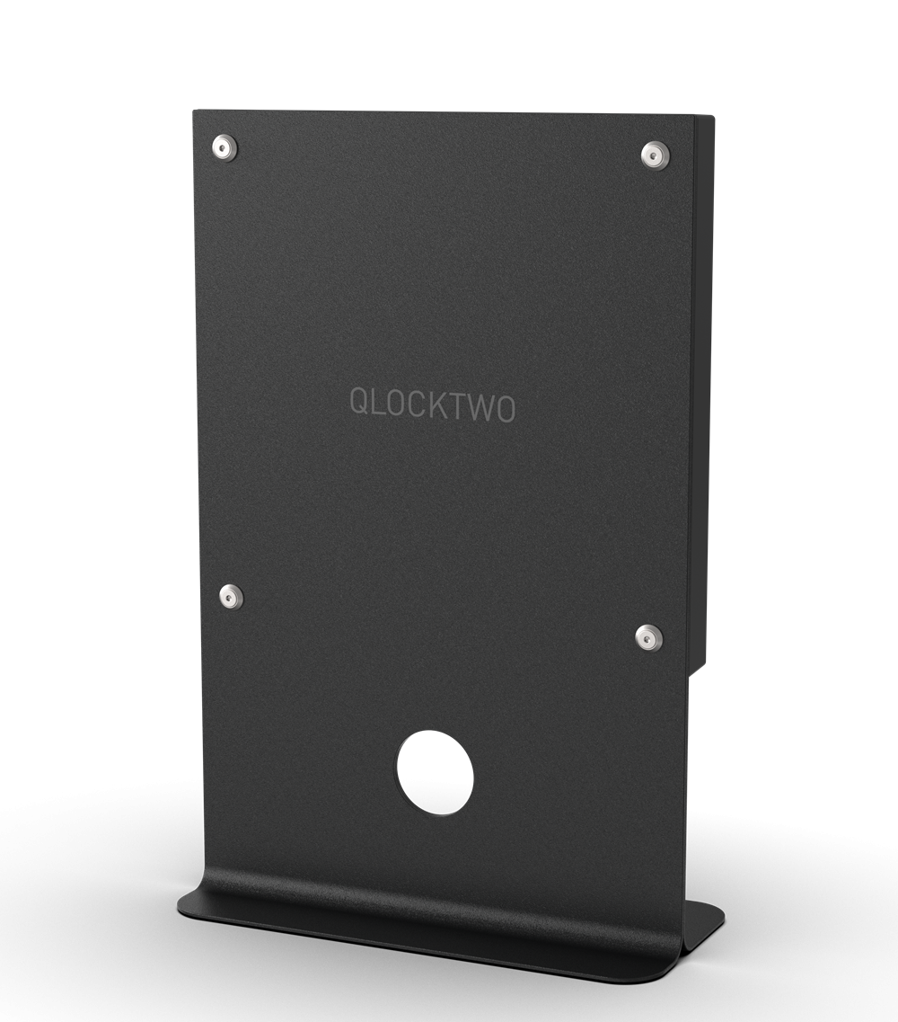 Stand für Earth 45 Wanduhr / Zeitobjekt QLOCKTWO