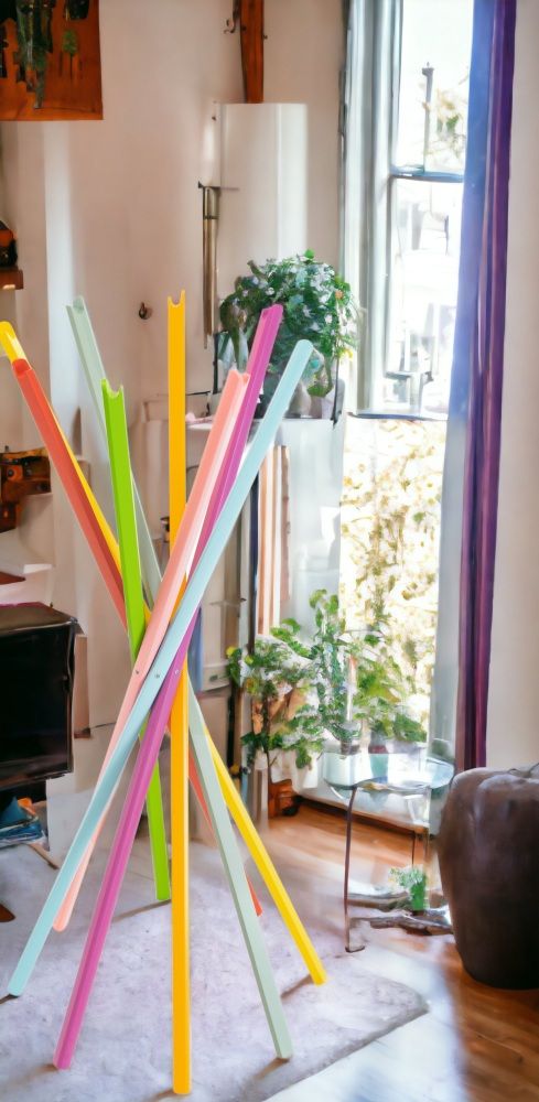301 Sciangai Kleiderständer 50 Mehrfarbig Zanotta