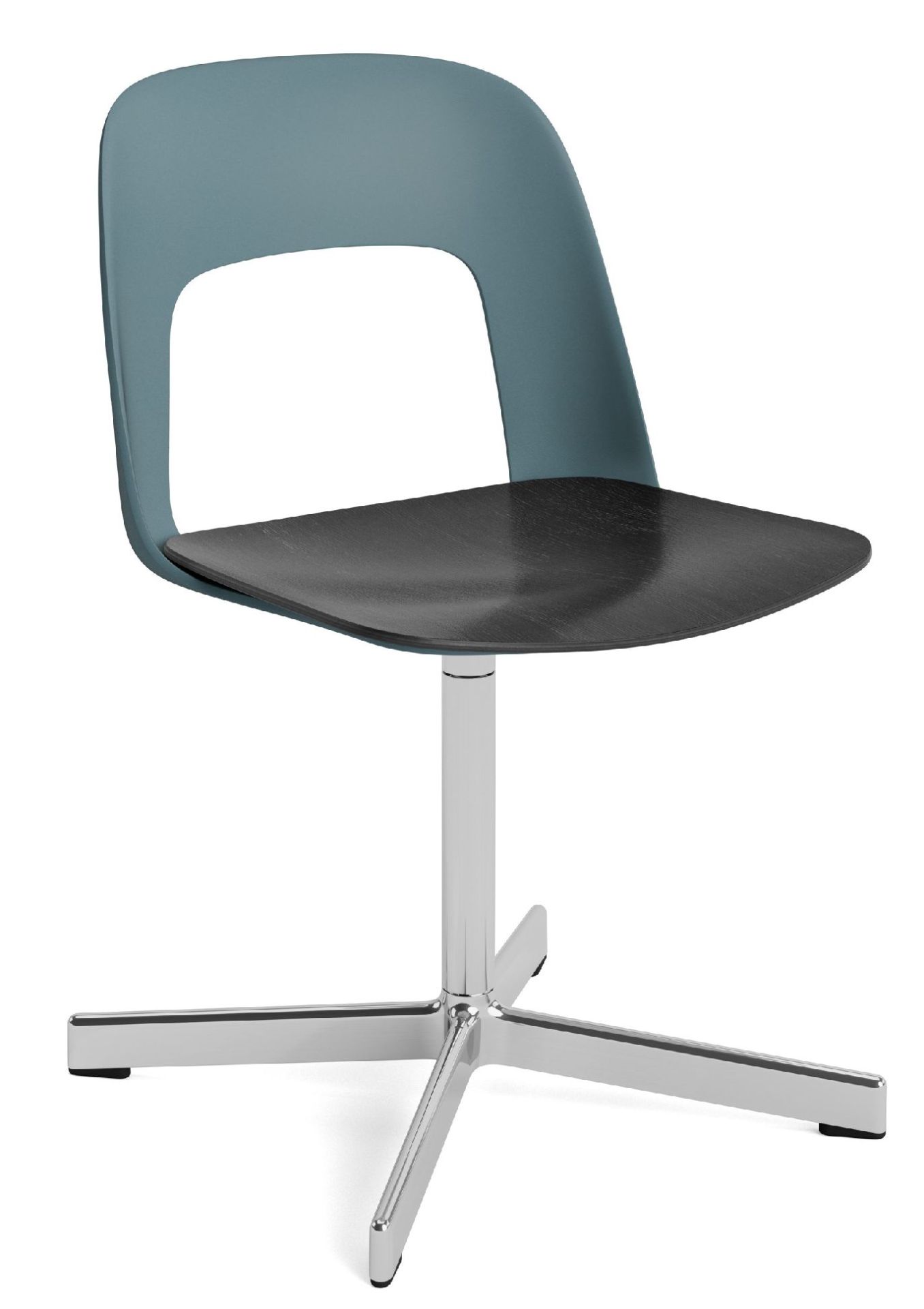 Layout Side Chair 132 4-Stern Drehfuß Stuhl Hay