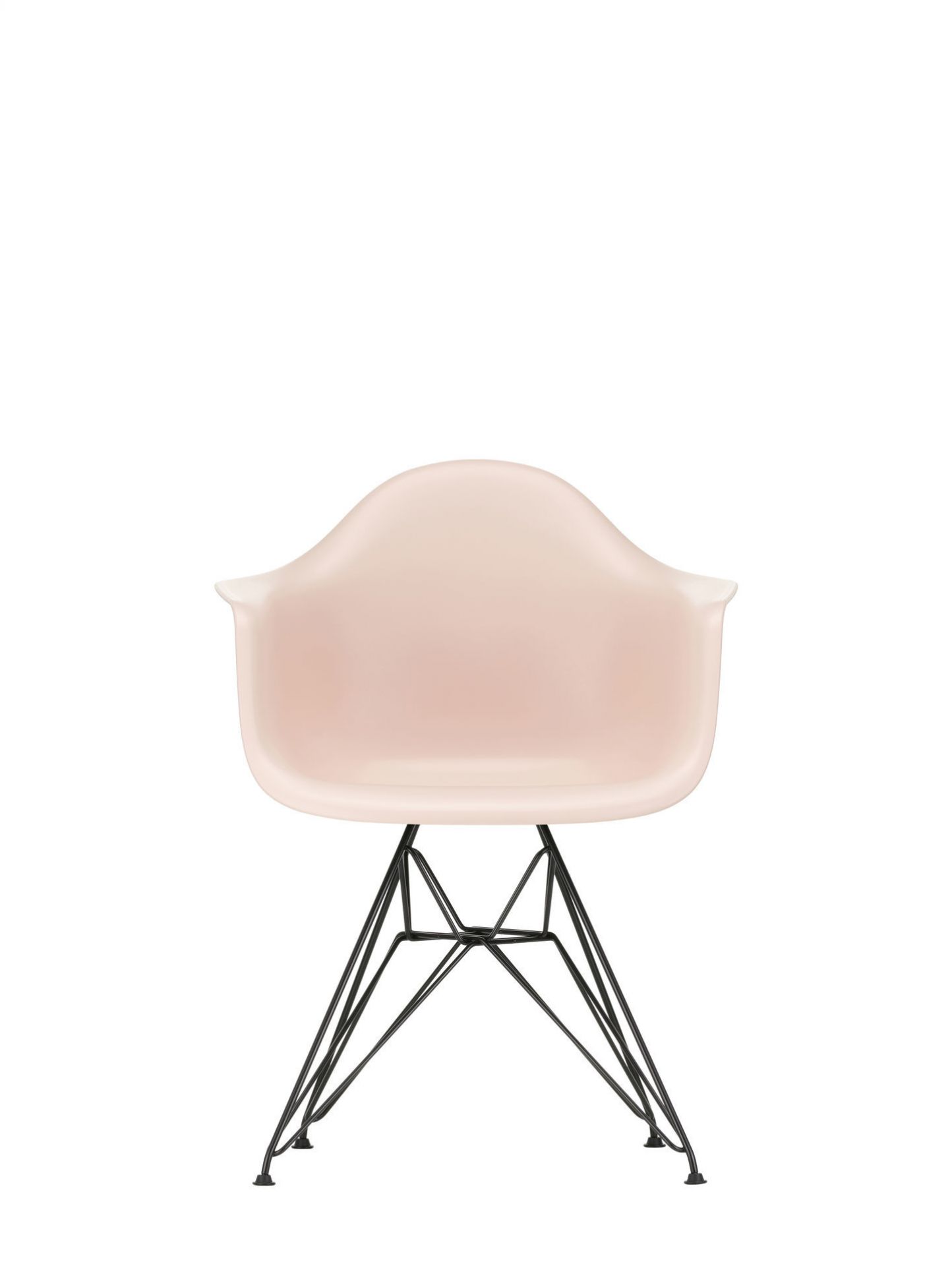 Eames Plastic Arm Chair DAR Stuhl Vitra Schwarz - Granitgrau