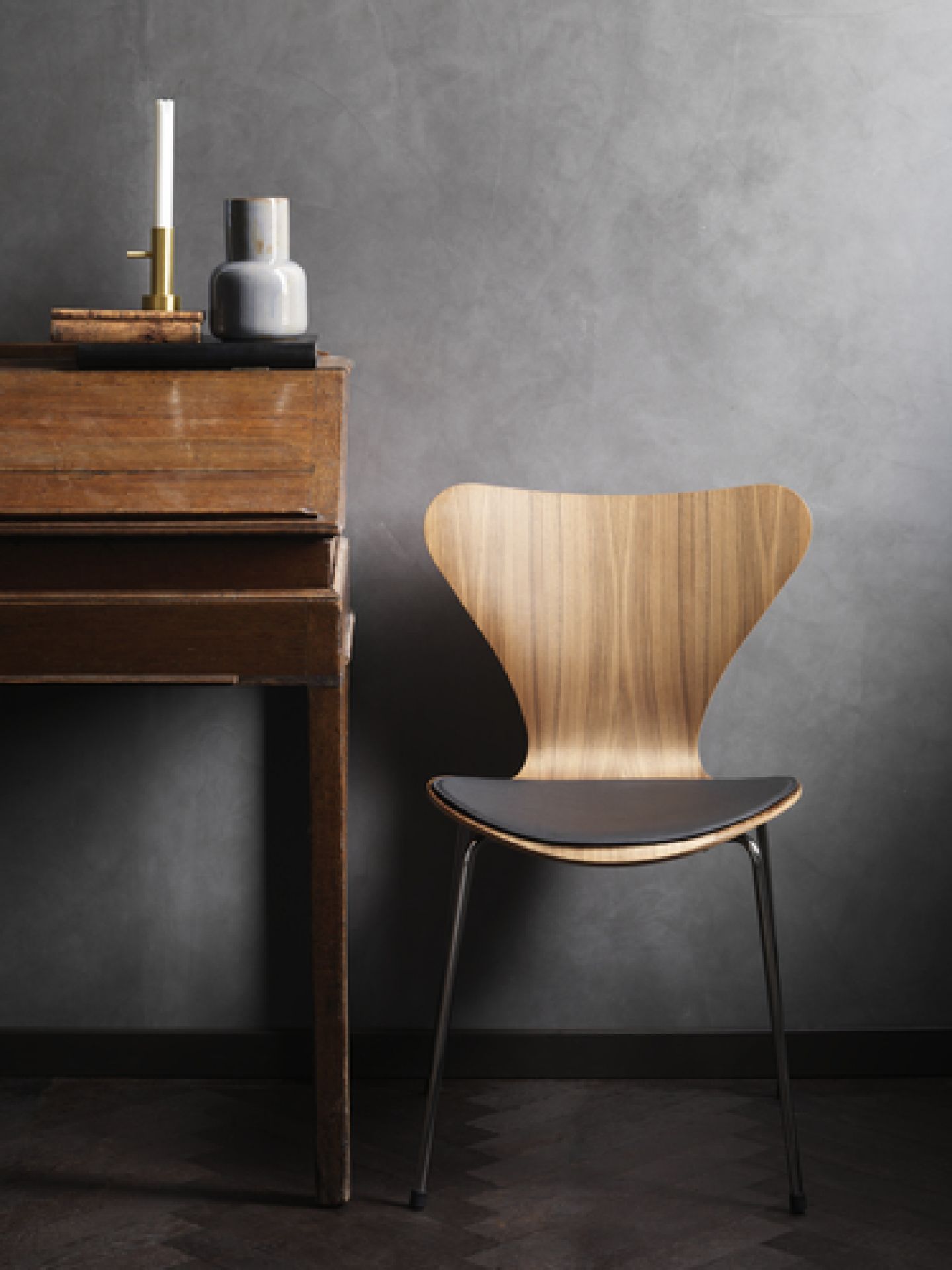 Seat Cushion Sitzkissen für 3107 / Siebener WALNUSS Fritz Hansen EINZELSTÜCK