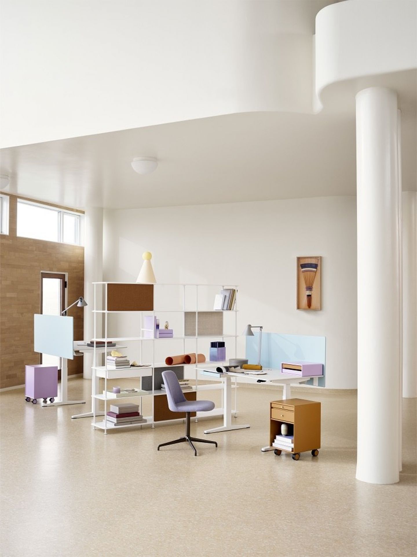 HiLow Double Arbeitstisch höhenverstellbar Montana
