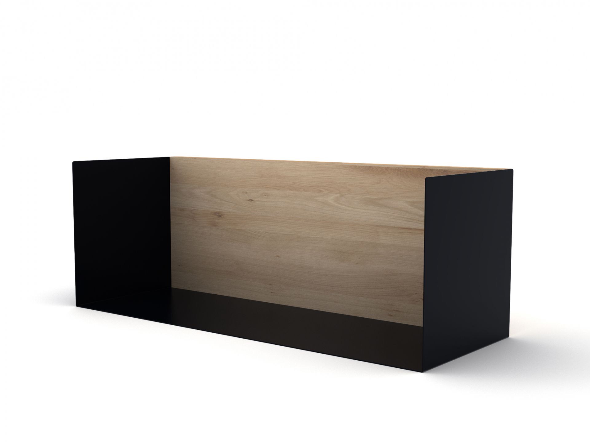 U Shelf Regal M Eiche schwarz Ethnicraft