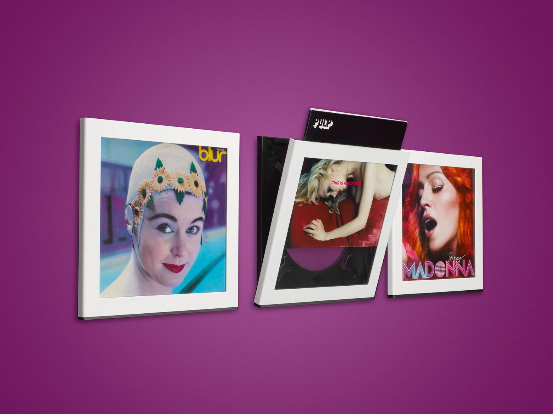 Art Vinyl Schallplattenrahmen 3er-Set Klein & More EINZELSTÜCK