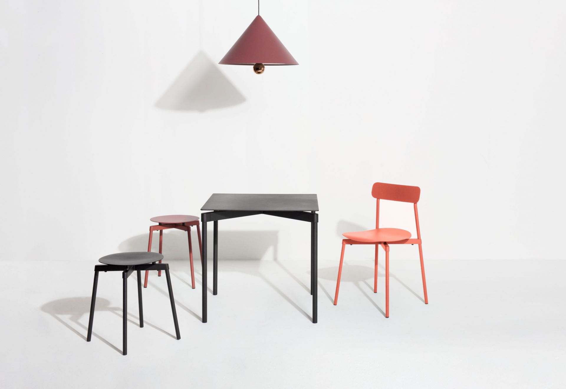 Cherry Pendant light Pendelleuchte L Petite Friture Weiß
