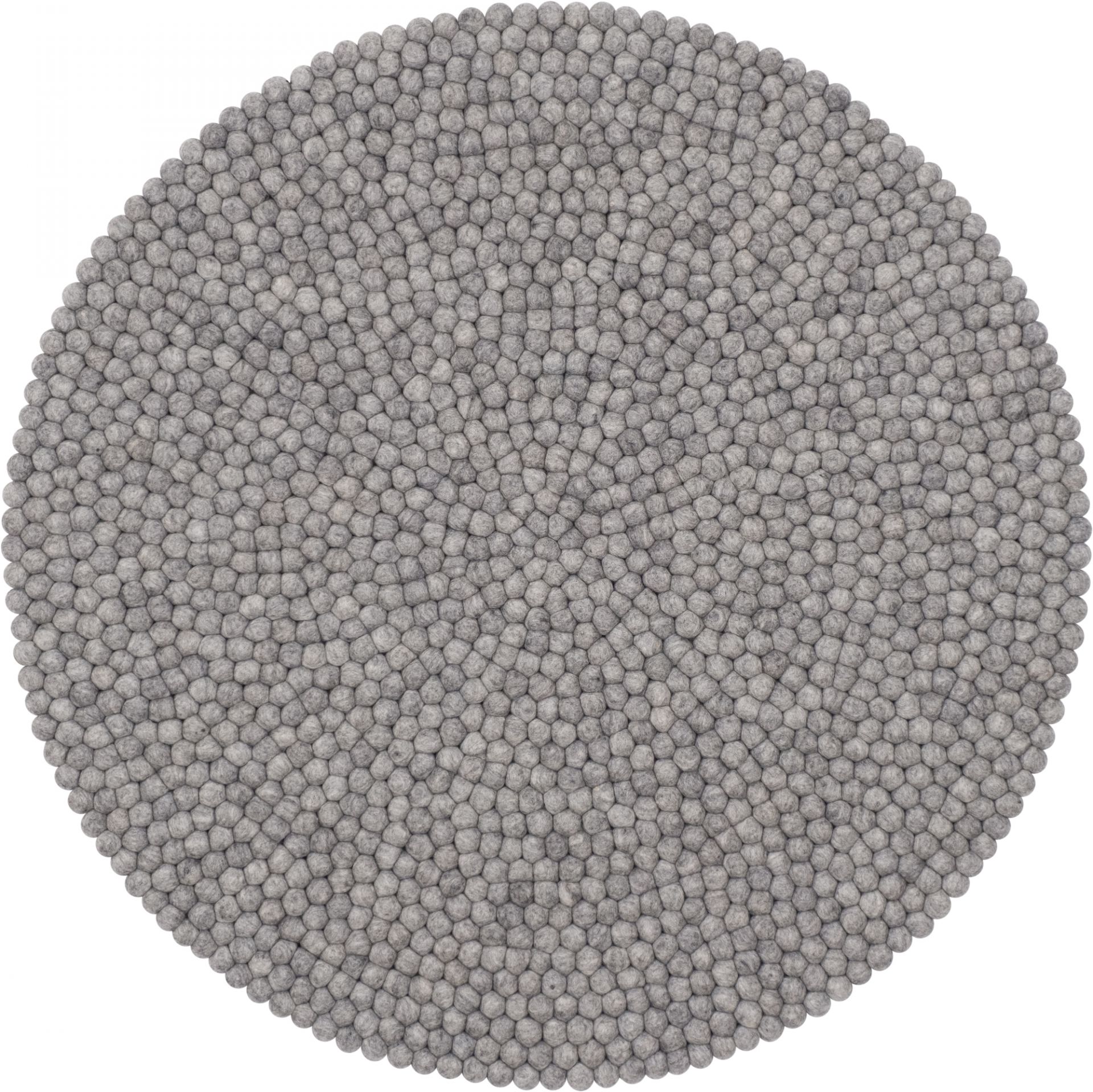 Filzkugel Teppich rund 120 cm Myfelt Carl
