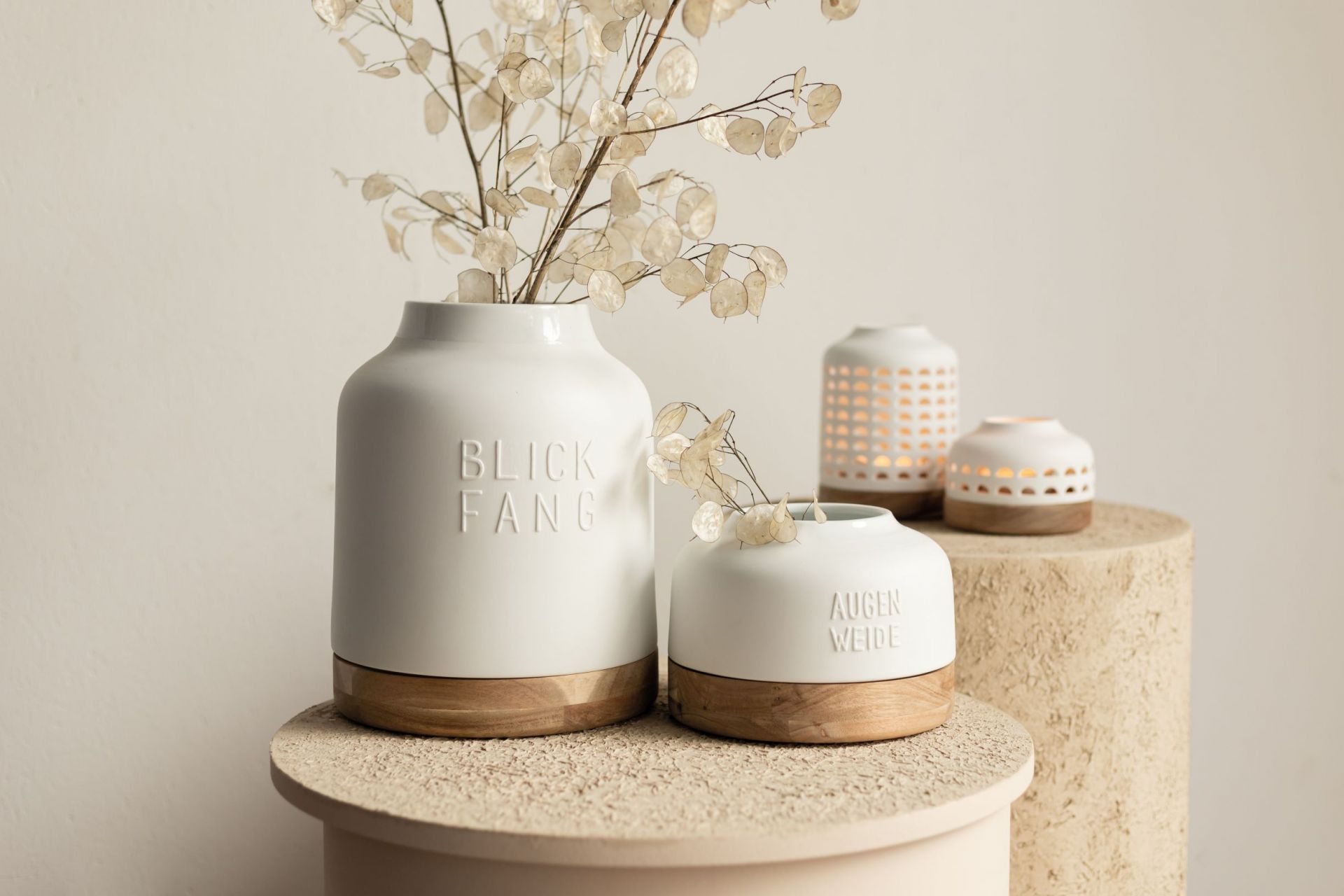 Blickfang Vase Räder