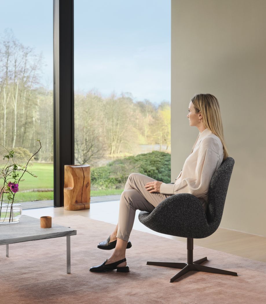 Der Swan / Schwan Sessel Fritz Hansen Jubiläumsmodell