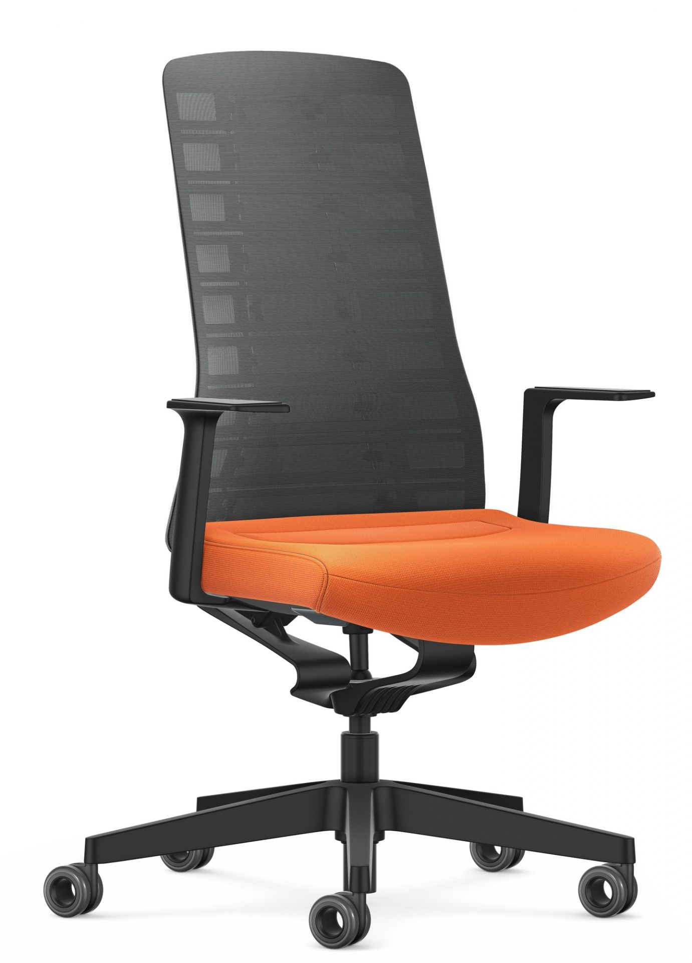 Pure Edition Active Bürodrehstuhl Interstuhl Anthrazit-orange