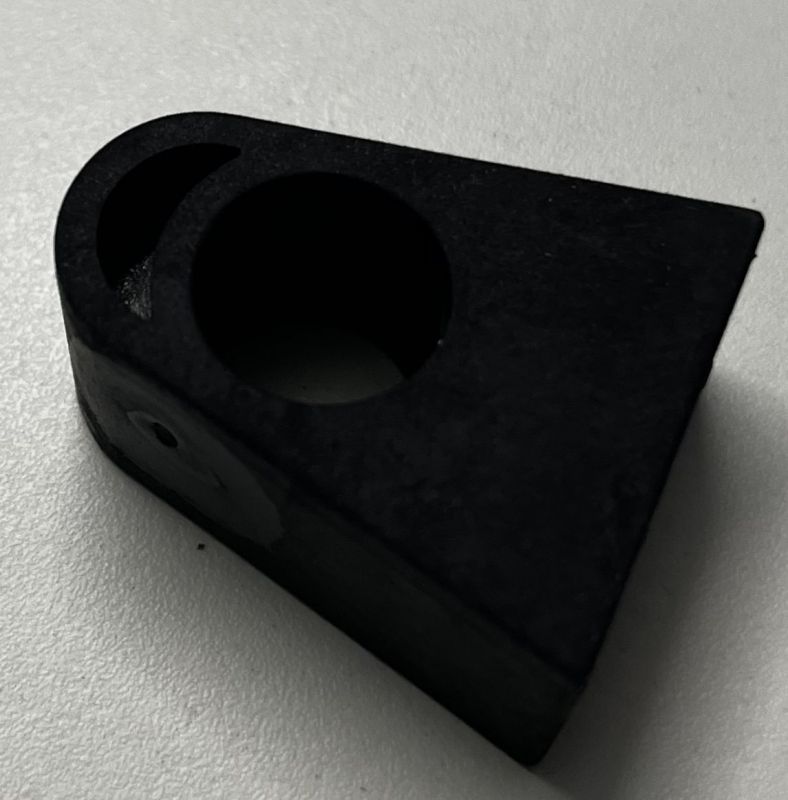Abstandshalter / Gummipuffer für Siebener 3107 Fritz Hansen Schwarz