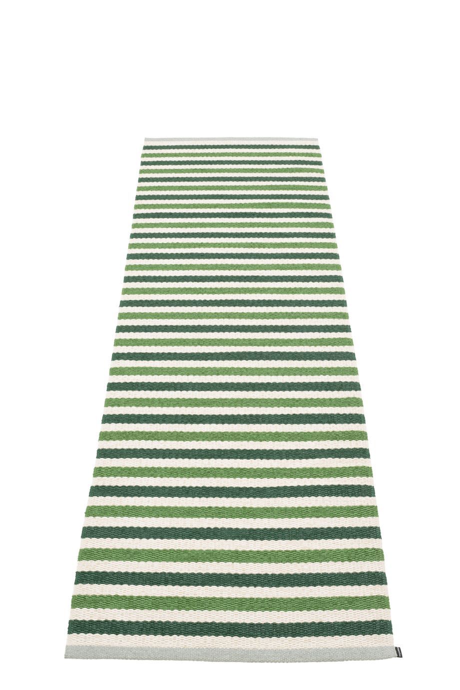 Teo Teppich 70x240cm dunkelgrün Pappelina