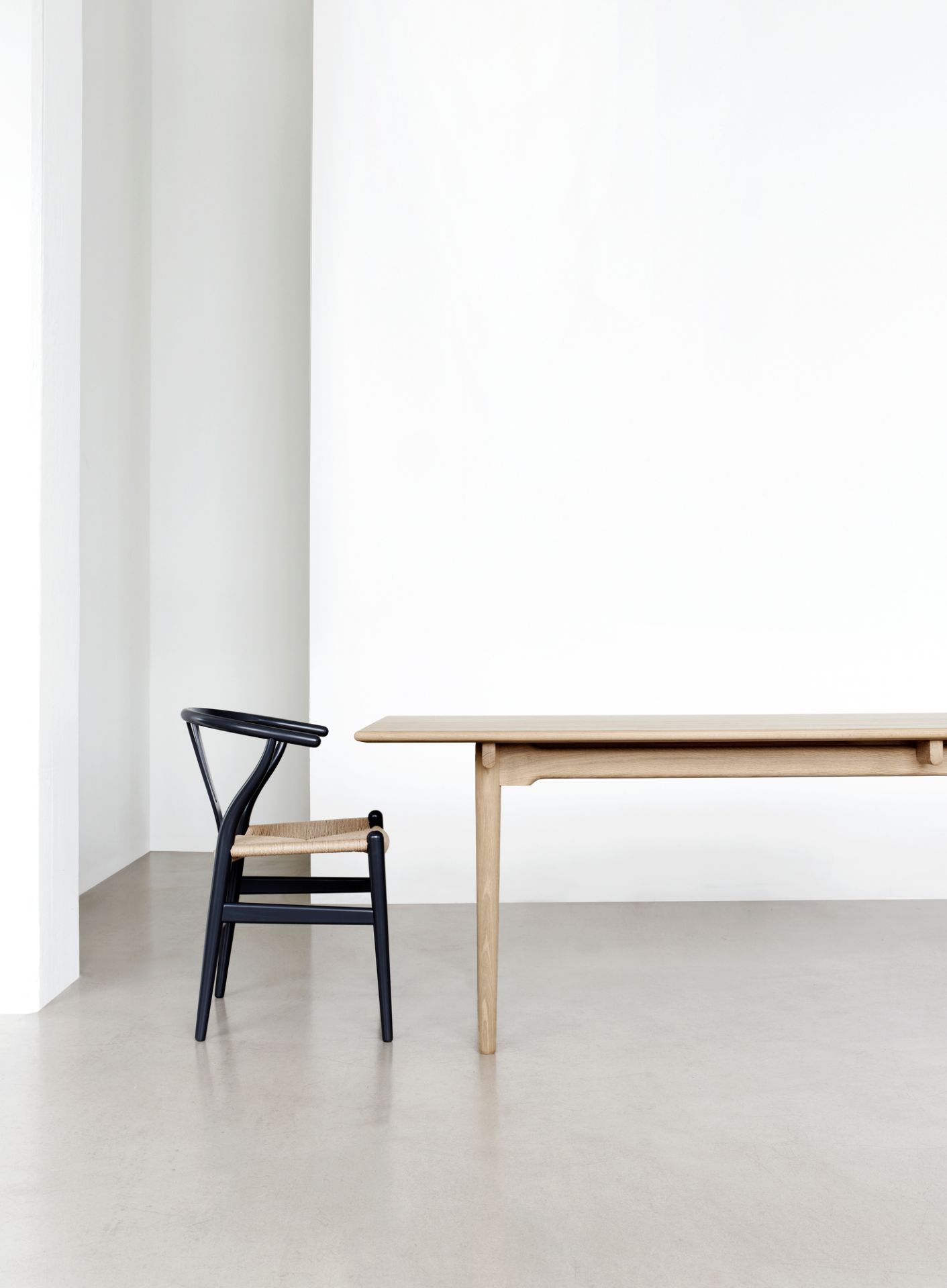 CH24 Wishbone Chair / Y-Chair Stuhl Eiche geseift Carl Hansen & Søn