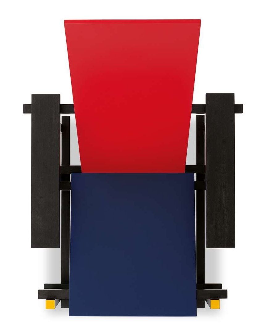 635 Red and Blue Sessel Cassina