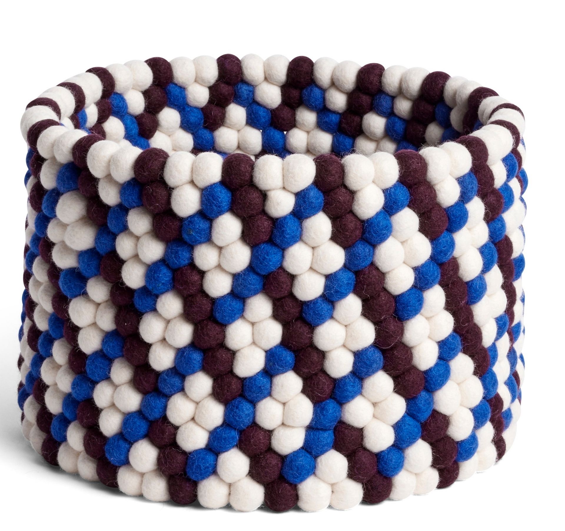 Bead Basket Korb Hay Burgundy Basket Weave EINZELSTÜCK