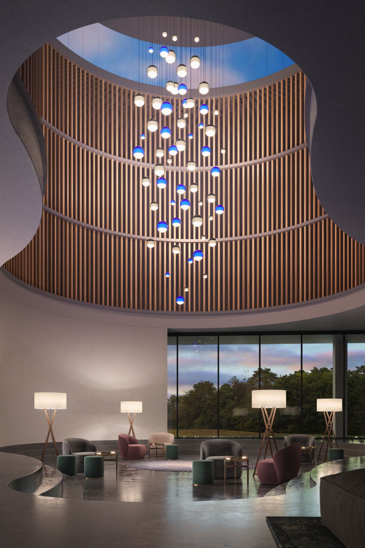 Dipping Light 20 LED Pendelleuchte Marset